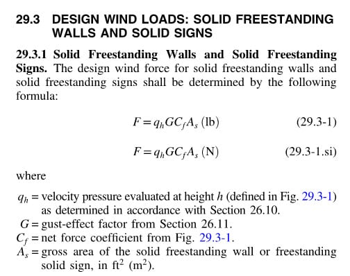 Wind Forces