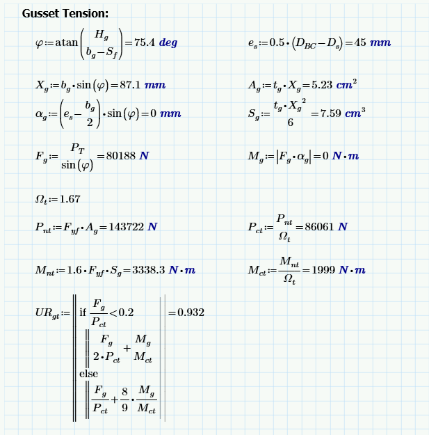 Gusset Tension Check
