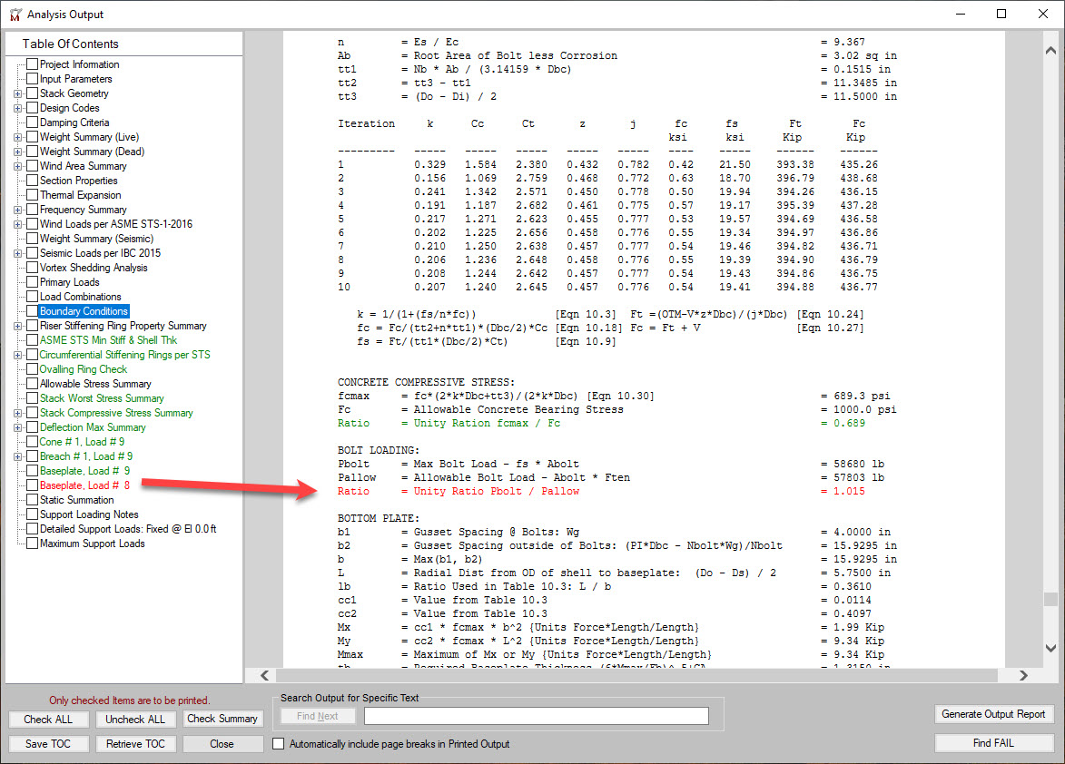 Stack Analysis Engineering Steel Stack Design | MecaStack Software | Meca Enterprises