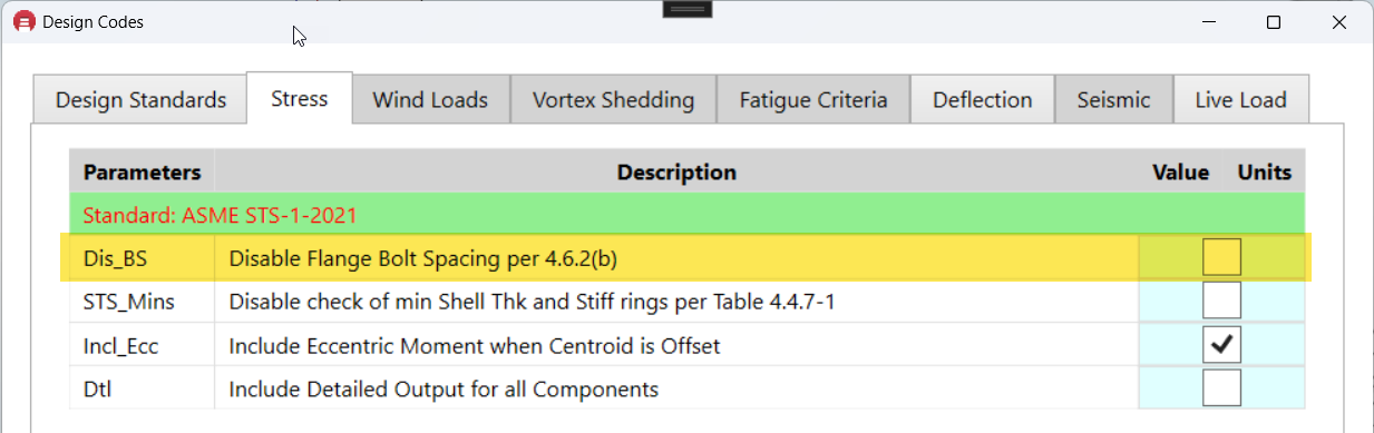 How to Disable Flange Bolt Spacing in MecaStack