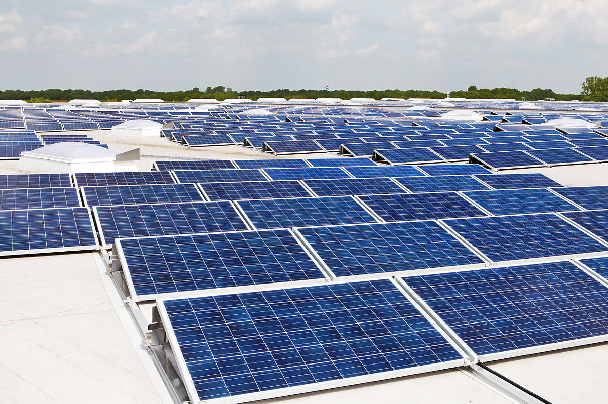 Roof Solar Panel Array