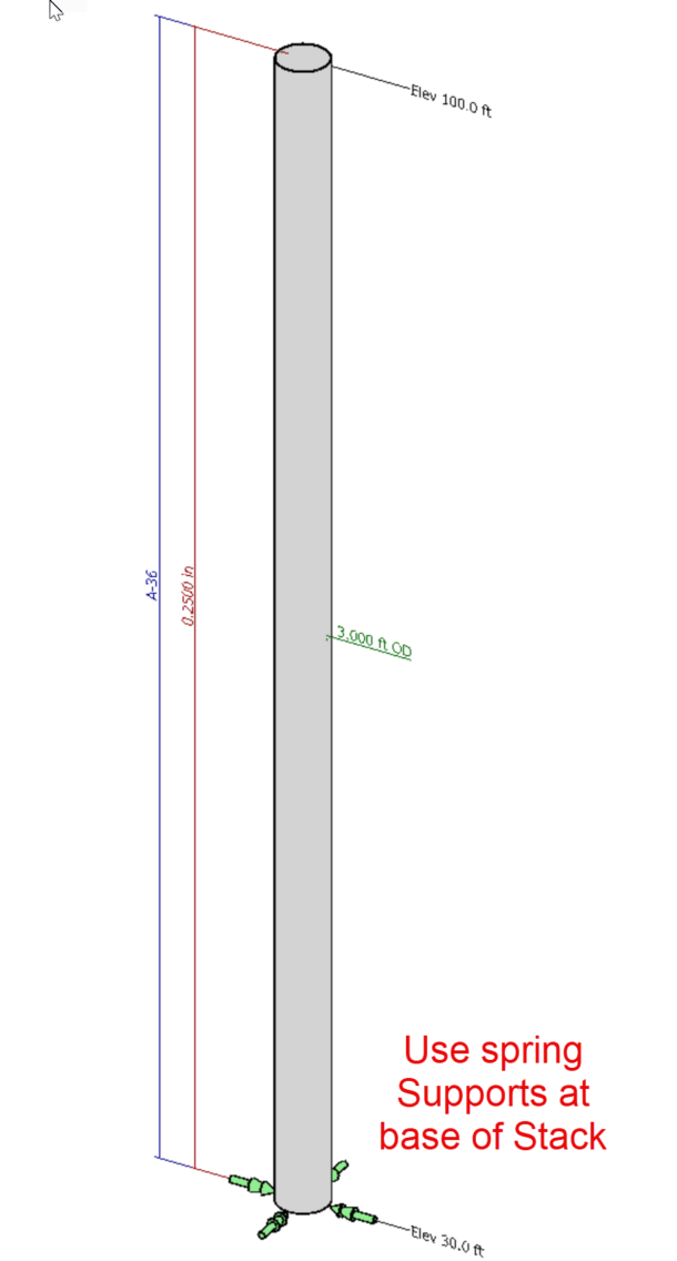 Stack Supported on Structure | Article | Meca Enterprises