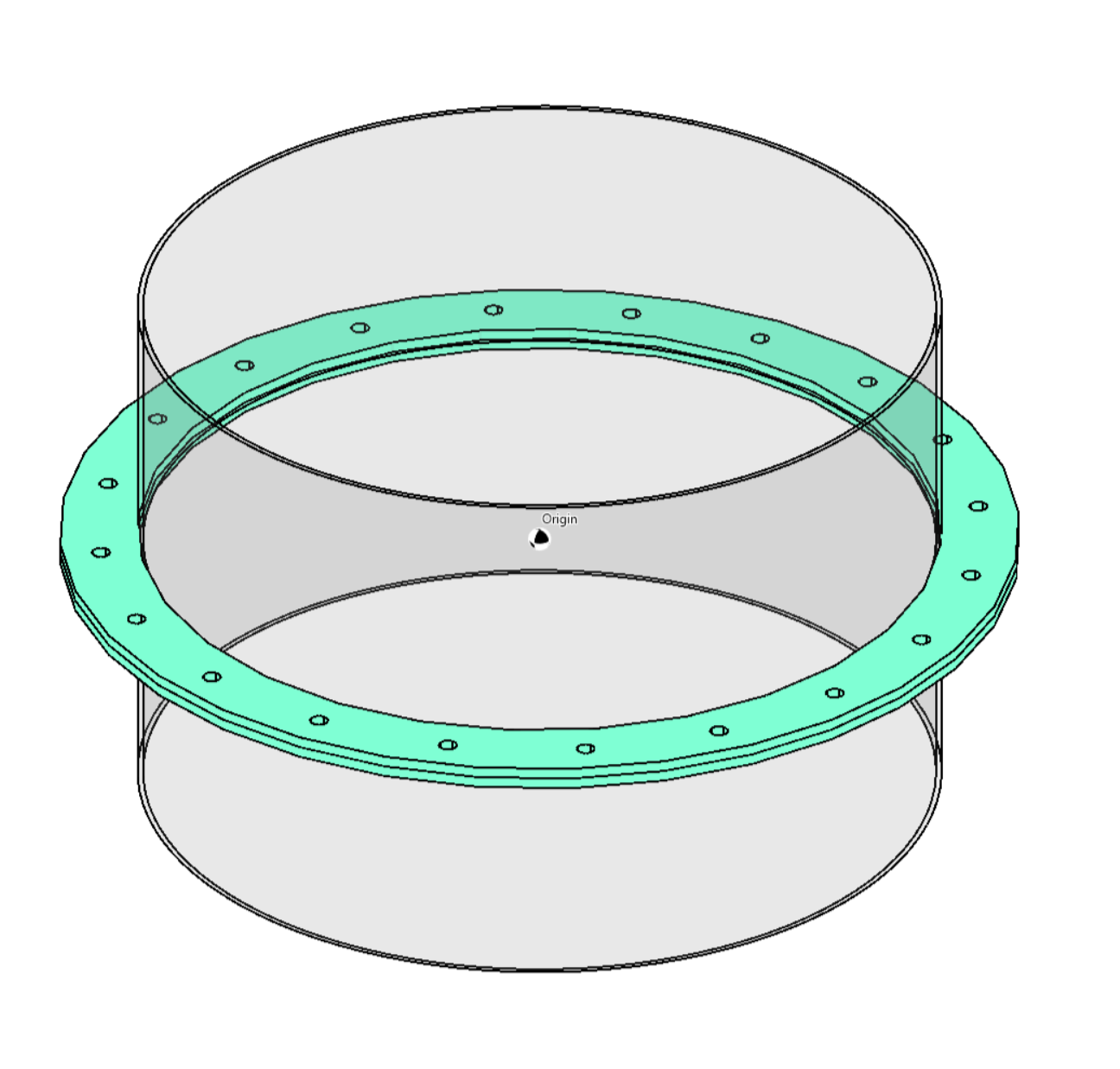 Image of a structural plate flange
