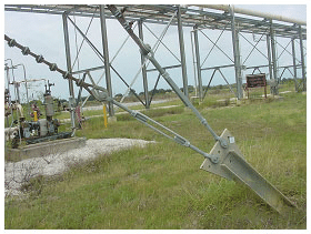 Guy Wire Supported Stack Anchor